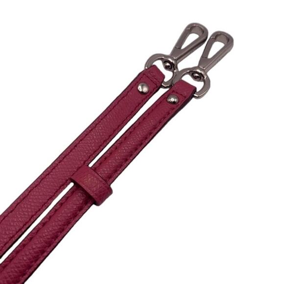 COACH Bright Pink Silver Replacement Strap - Picture 1 of 5